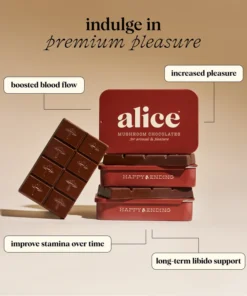 Alice mushrooms Happy Ending x Dipsea Set gummies