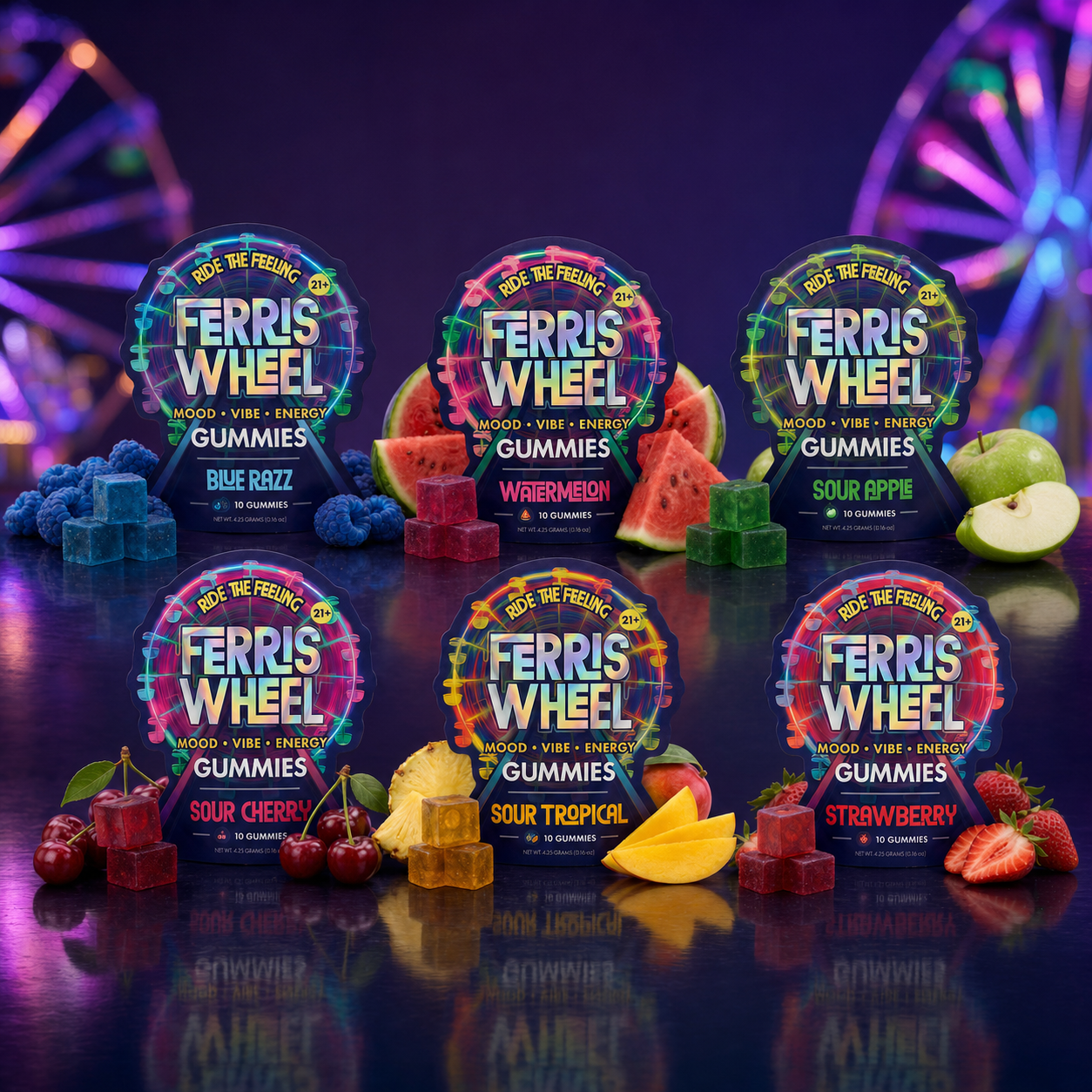Ferris Wheel Mood Gummies 10ct