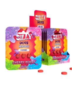 Party Pack Silly Dots Hero Dose 1800mg Tabs 3 Tabs Cherry Berry 10 Count Display