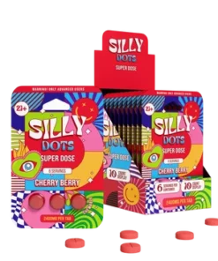 Party Pack Silly Dots Super Dose 2400mg Tabs 3 Pack Cherry Berry 10 Count Display