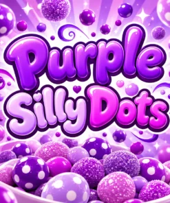 Purple Silly Dots