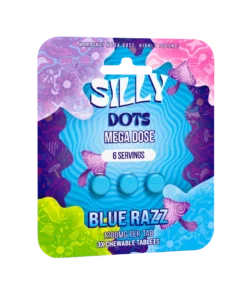 Silly Dots Mega Dose 1200mg Tabs 3 Tabs Blue Razz